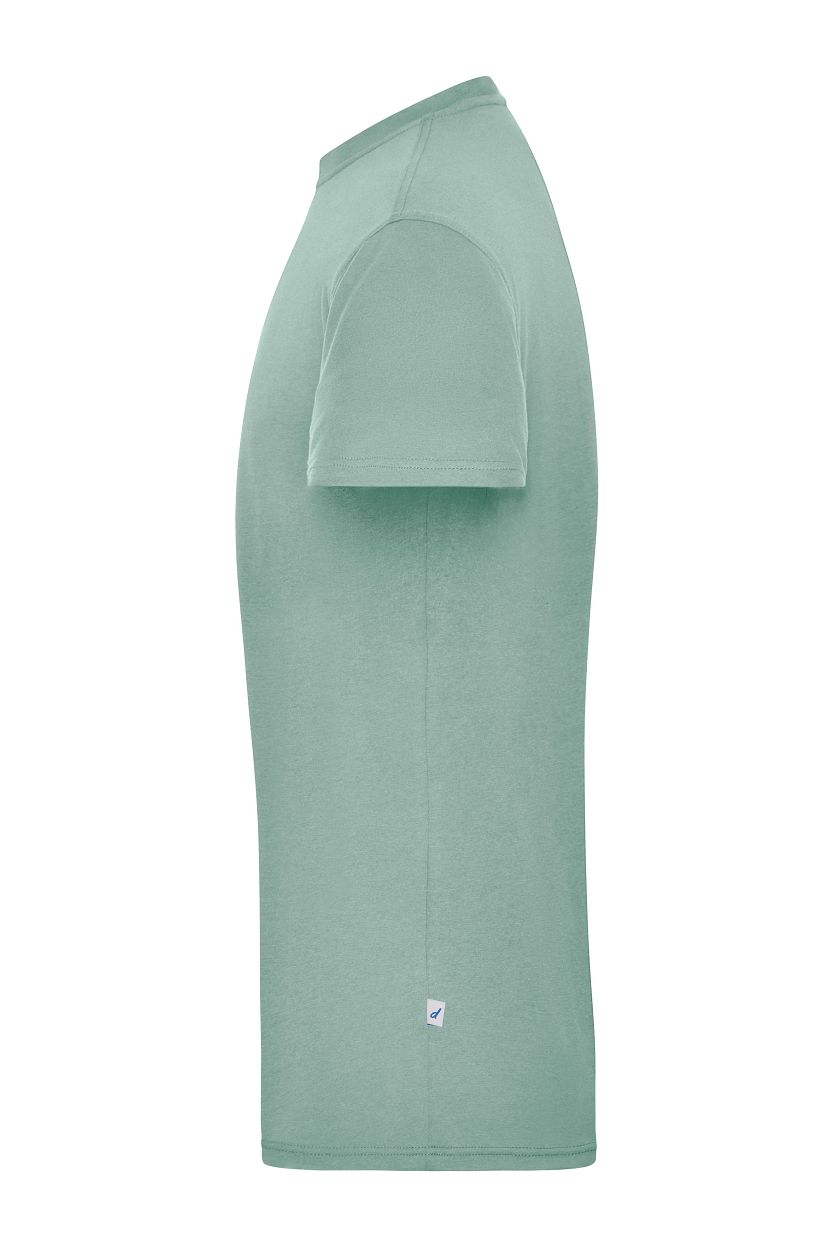 Men's ORGANIC Workwear T-Shirt OCS Blended "JN1808" in Foggy-Green, Größe 6XL - Daiber