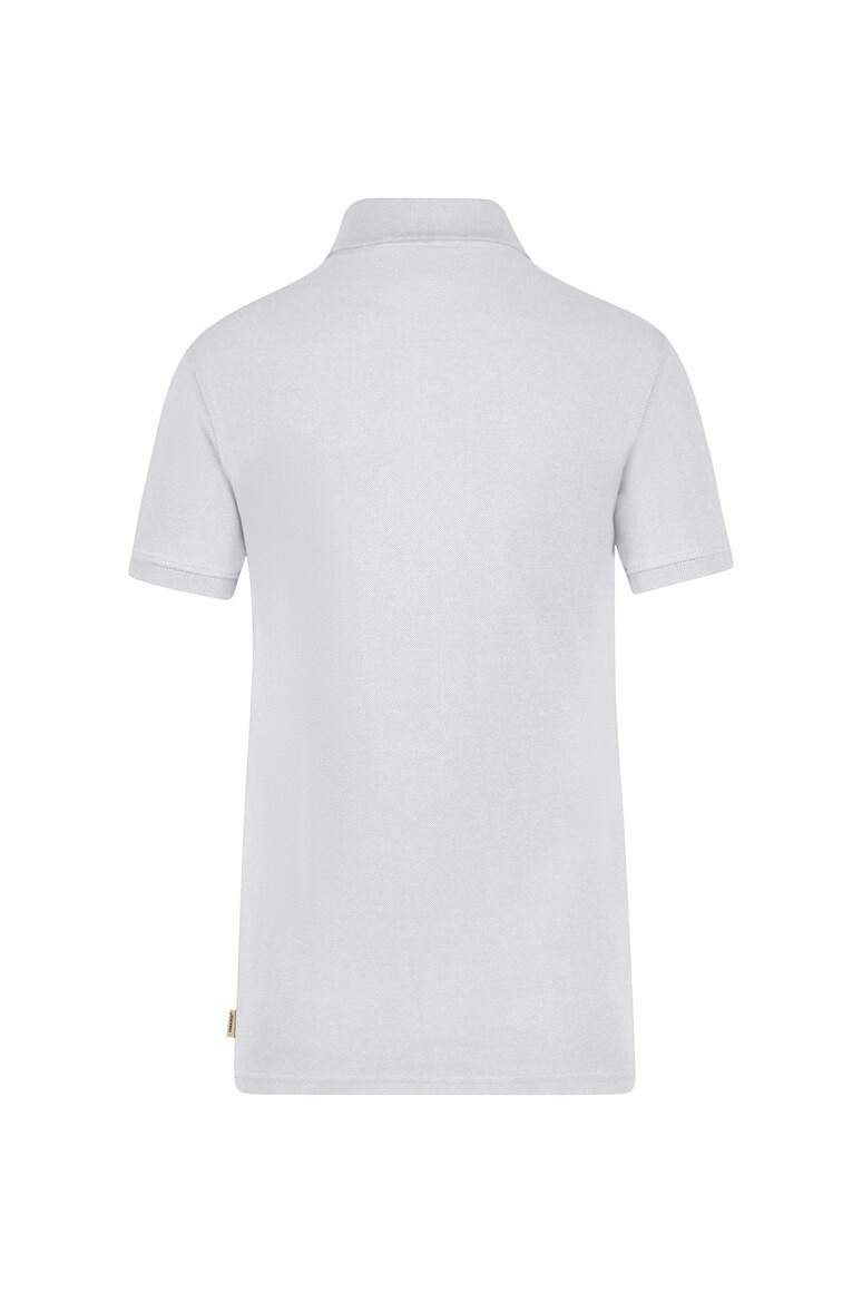 HAKRO 301 Damen Poloshirt Bio-Baumwolle GOTS in Weiß, Größe 6XL