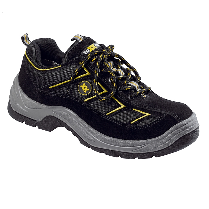 teXXor® S1-Sicherheitshalbschuhe METZ in Schwarz / Gelb, Gr. 36