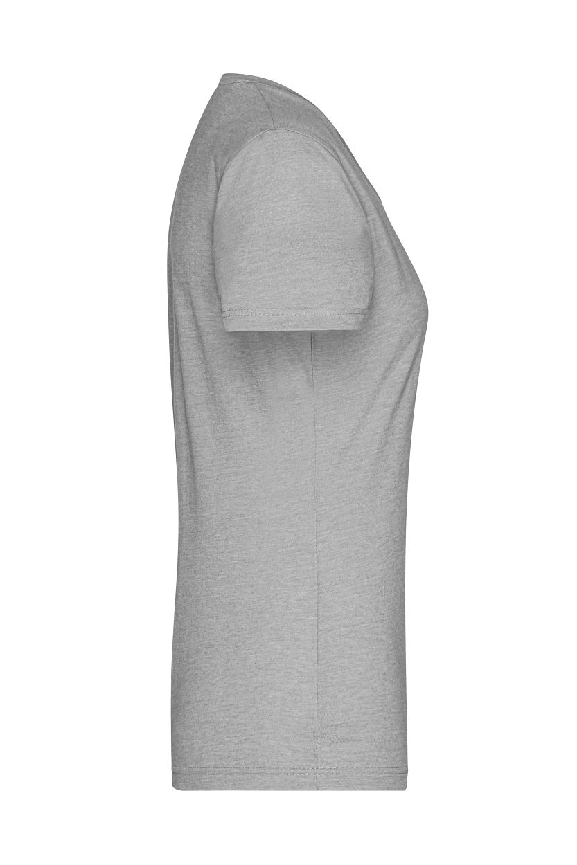 Ladies' Heather T-Shirt "JN973" in Grey-Heather, Größe 2XL - Daiber