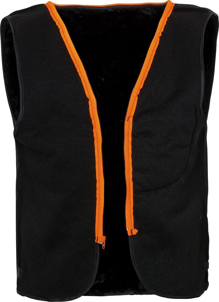 Warnschutz-Kontr.-Pilotenjacke leuchtorange-marine in Gr. XXL von Vizwell