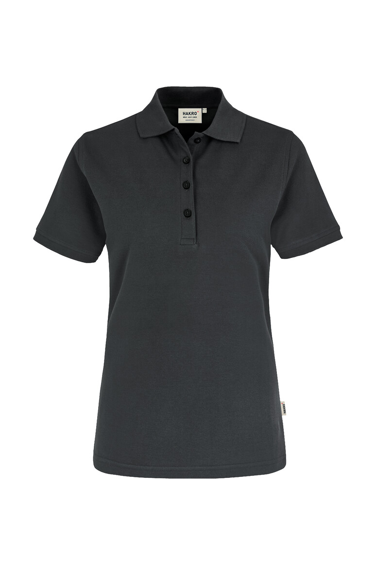 HAKRO 110 Damen Poloshirt Classic in Karbongrau, Größe 3XL