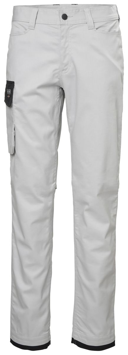 Leichte Damen-Servicehose Manchester in Grey Fog, Gr. 34 von Helly Hansen Workwear