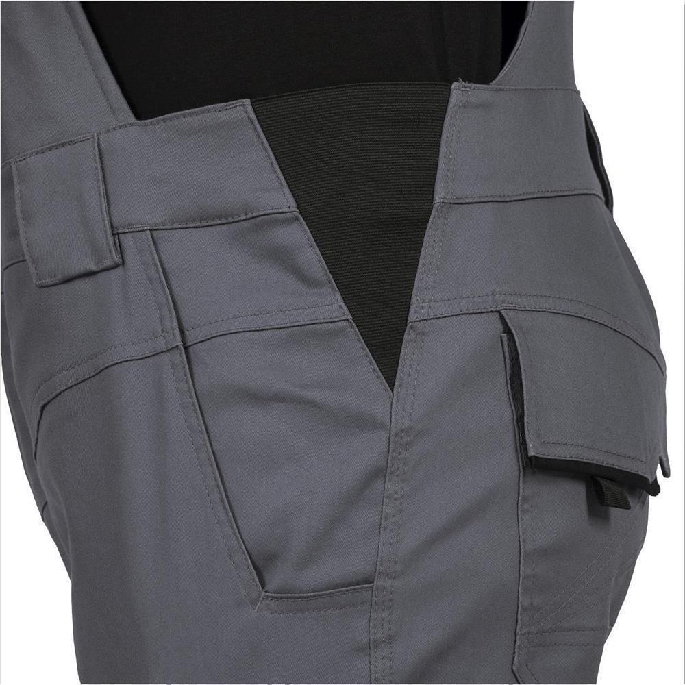 Latzhose Flex Line Grau/Schwarz FLEXL, Gr. 98 von Leibwächter