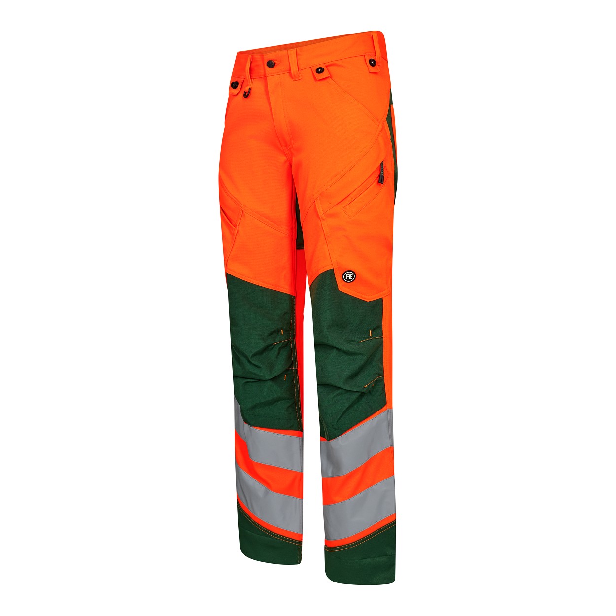 ENGEL Safety Hose in Orange/Grün, Größe 26