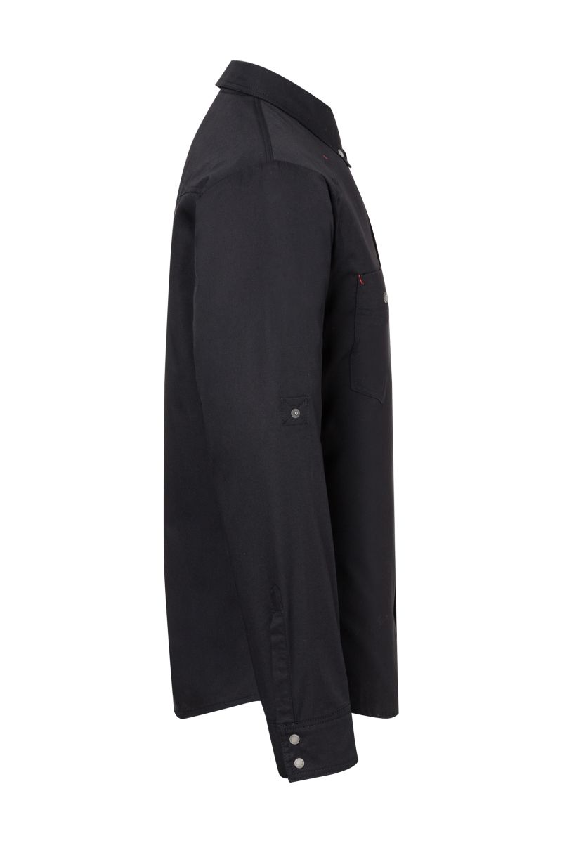 Kochhemd Button-Down ROCK CHEF®-Stage2 Größe 66 in Schwarz von Karlowsky