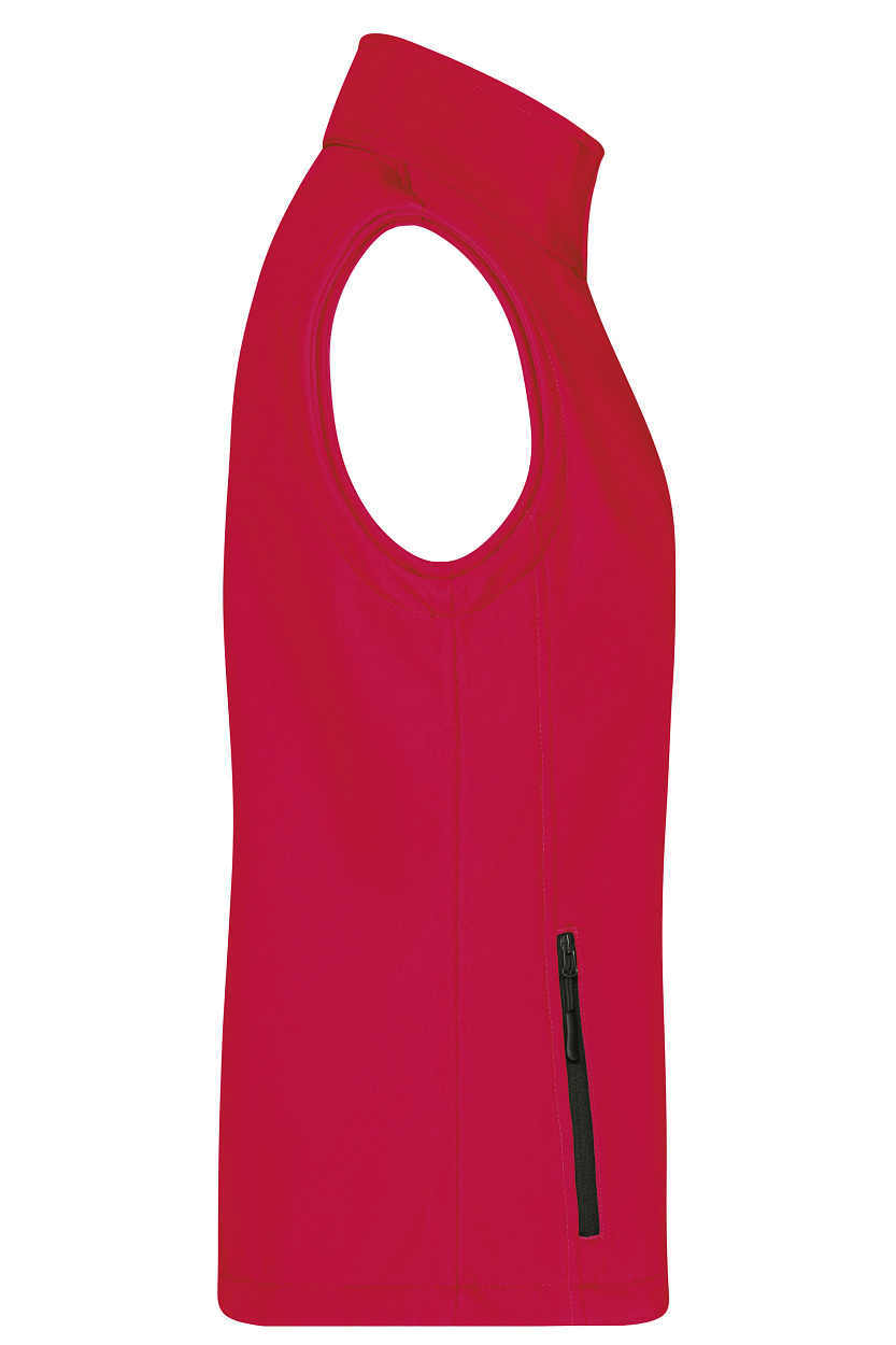 Ladies' Promo Softshell Vest "JN1127" in Red/Black, Größe 2XL - Daiber