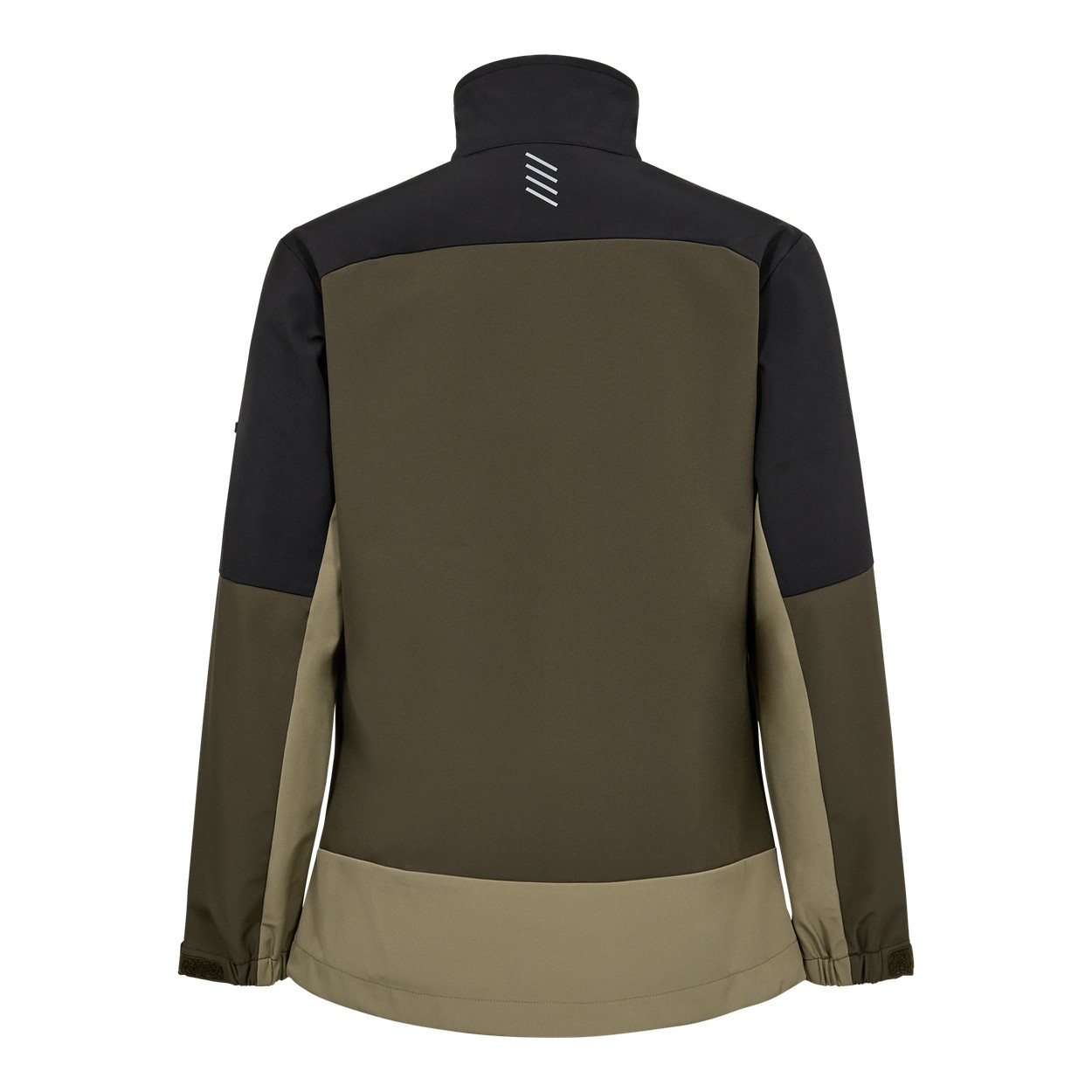 ENGEL Entire Damen Softshelljacke in Forest Green/Schwarz, Größe XS