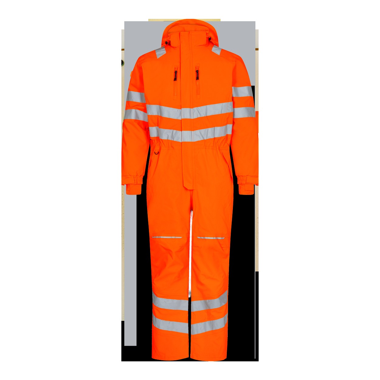 ENGEL Safety Winteroverall in Hi-vis Orange, Größe XS