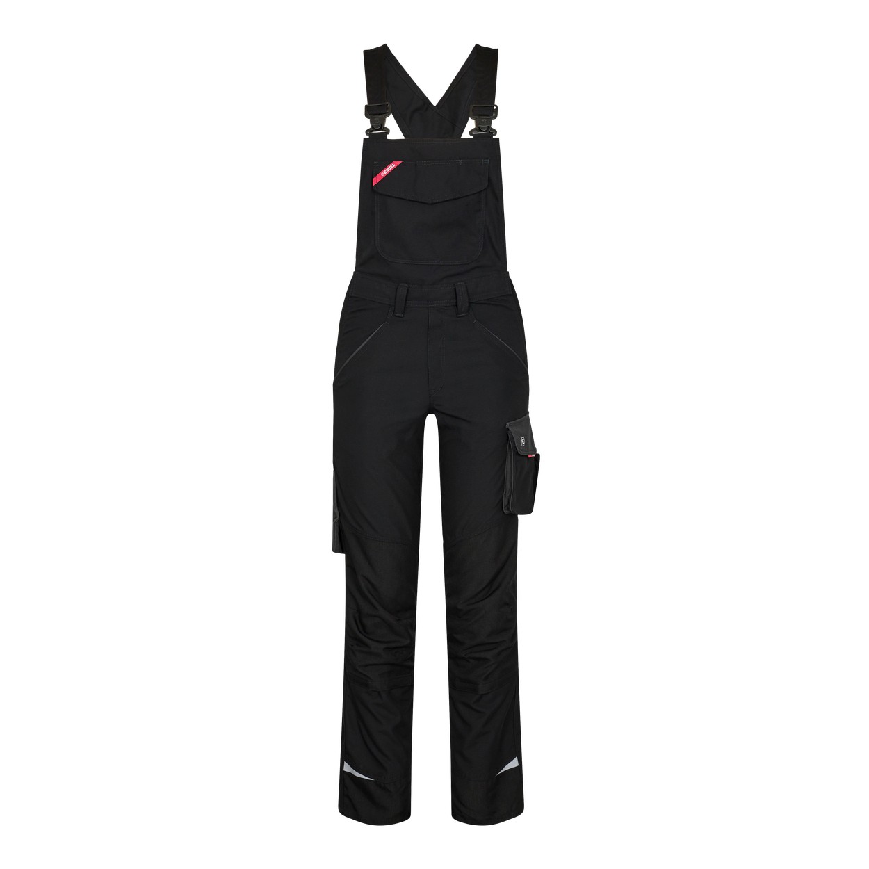 ENGEL Galaxy Damen Latzhose in Schwarz/Anthrazit Grau, Größe 48