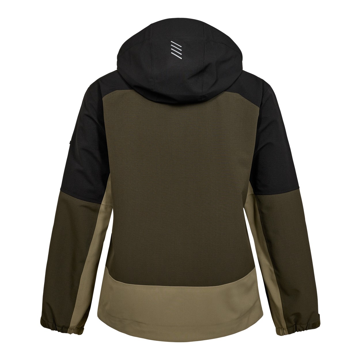 ENGEL Entire Damen Shelljacke in Forest Green/Schwarz, Größe XS
