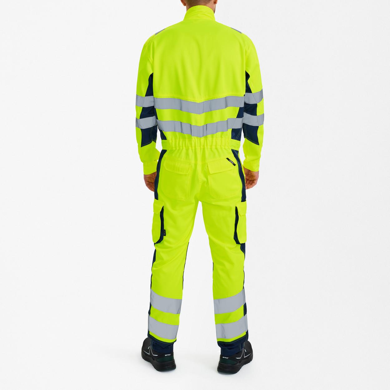 ENGEL Safety Light Overall in Gelb/Blue Ink, Größe XS