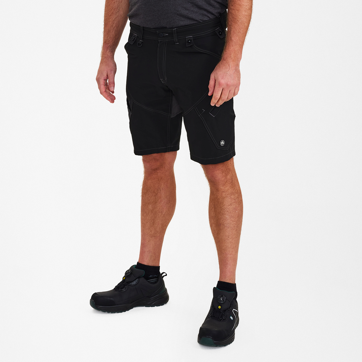 ENGEL X-treme Handwerkershorts mit 4-Wege-Stretch in Schwarz, Größe 54