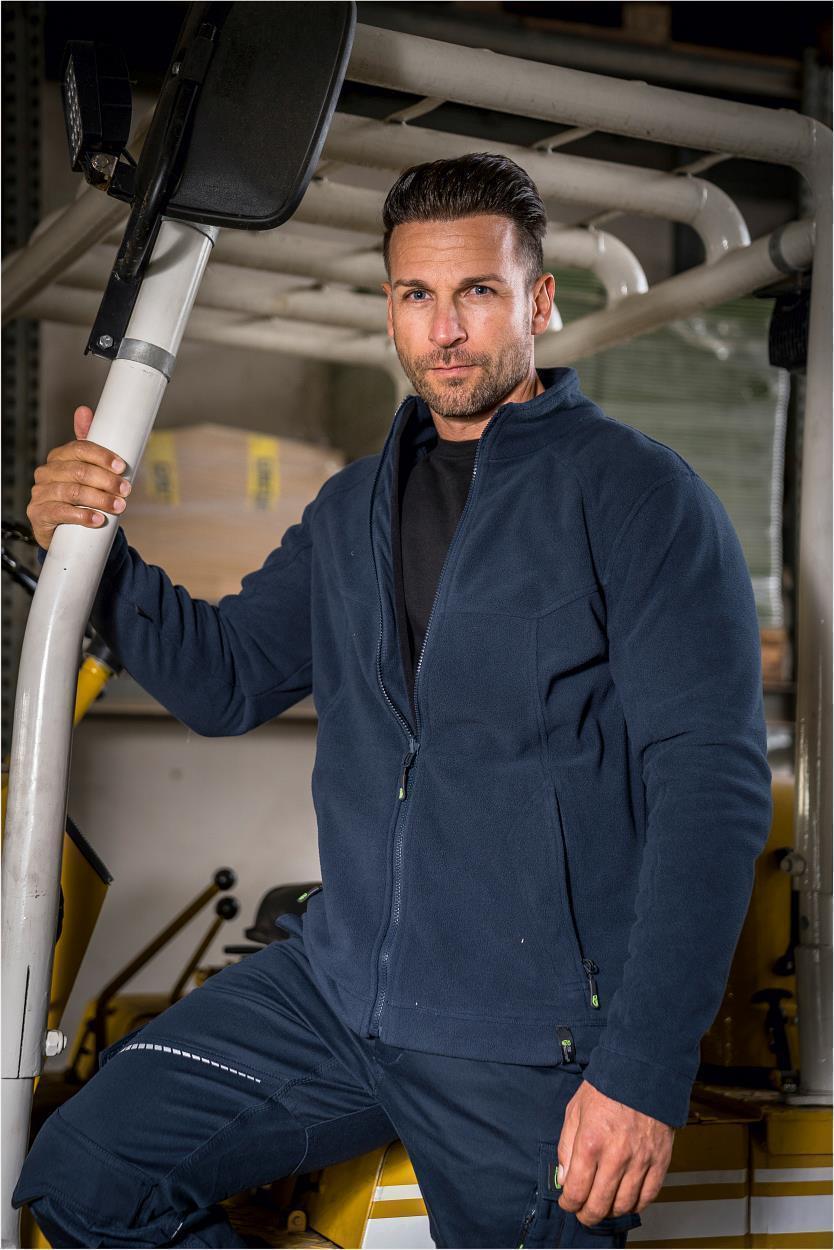 Polar-Fleecejacke Unisex CAFLJ, Gr. 2XL von Leibwächter