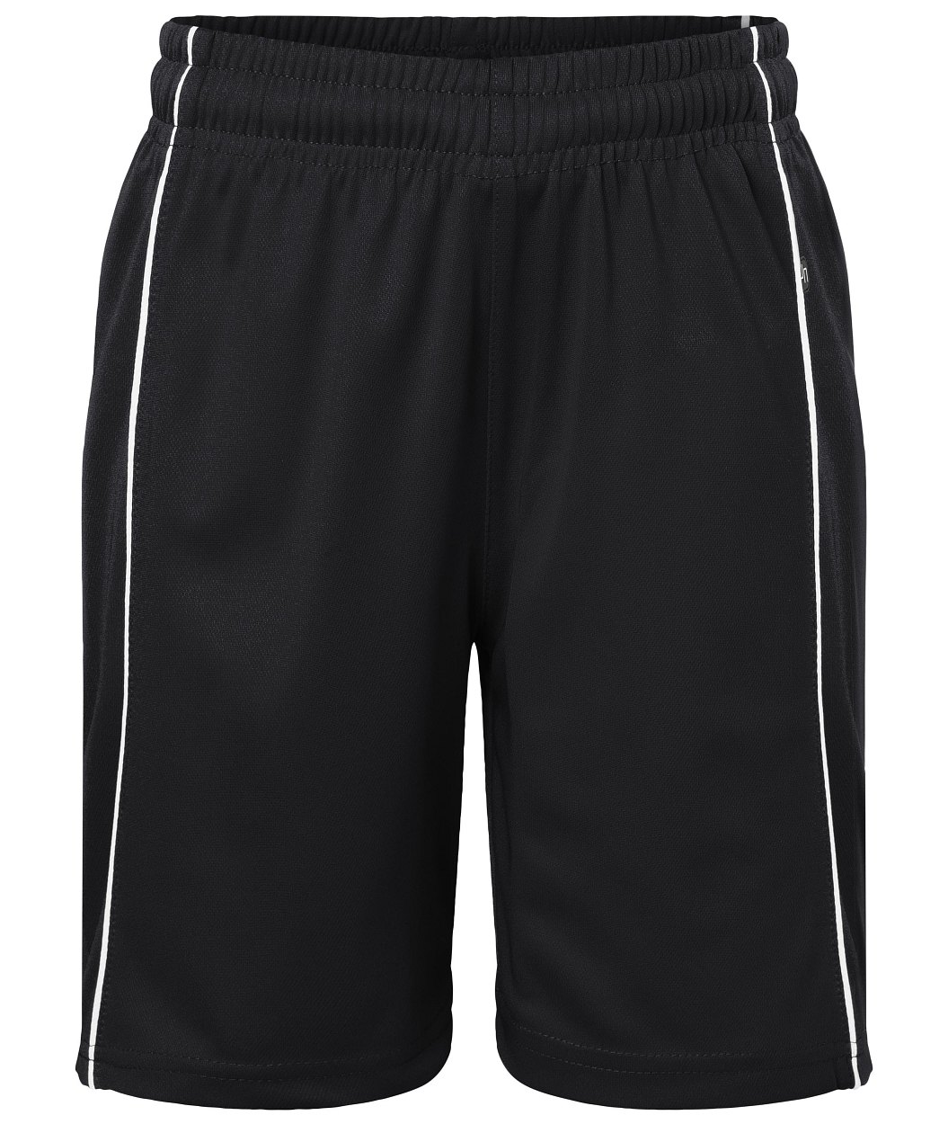 Basic Team Shorts Junior "JN387K" in Black/White, Größe 2XL - Daiber