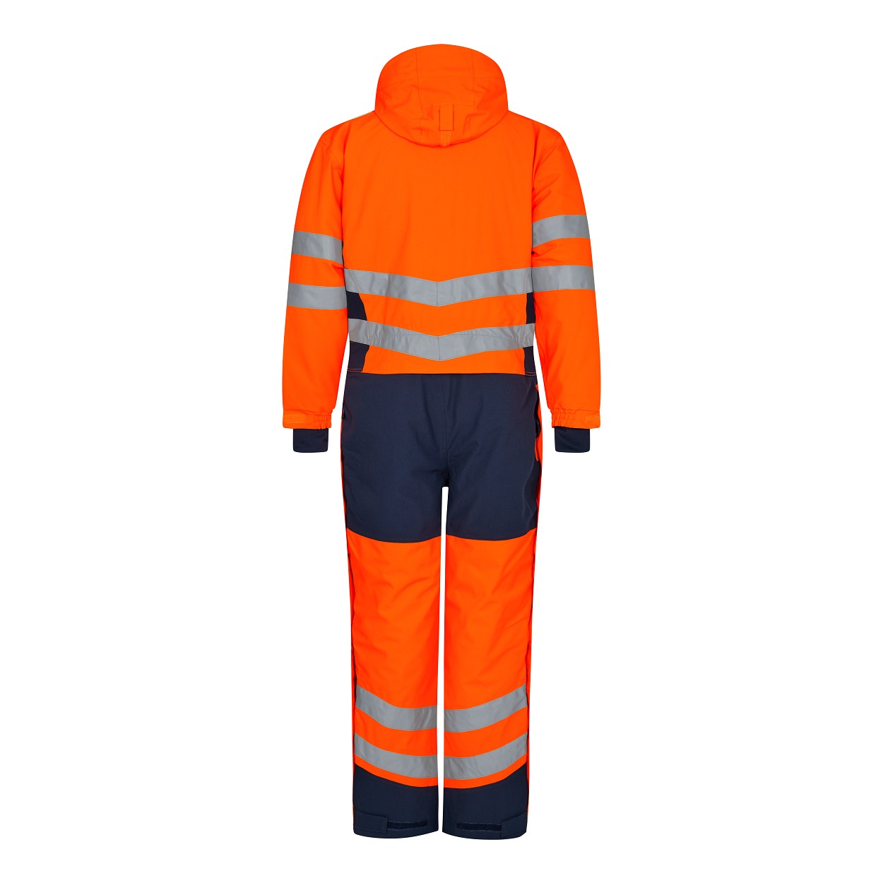 ENGEL Safety Winteroverall in Orange/Blue ink, Größe XS