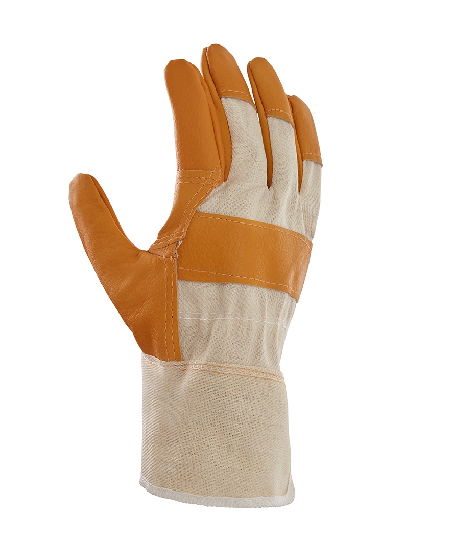 teXXor® Möbelleder-Handschuhe HELLES LEDER in Braun, Größe 10