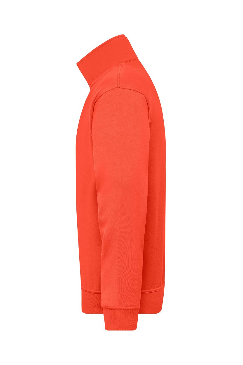 Workwear Half-Zip Sweat "JN831" in Spicy-Orange, Größe 6XL - Daiber