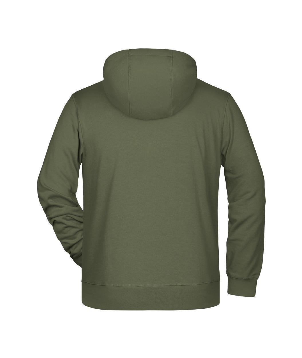 Men's Zip Hoody OCS Blended & RCS "8026" in Olive, Größe 5XL - Daiber
