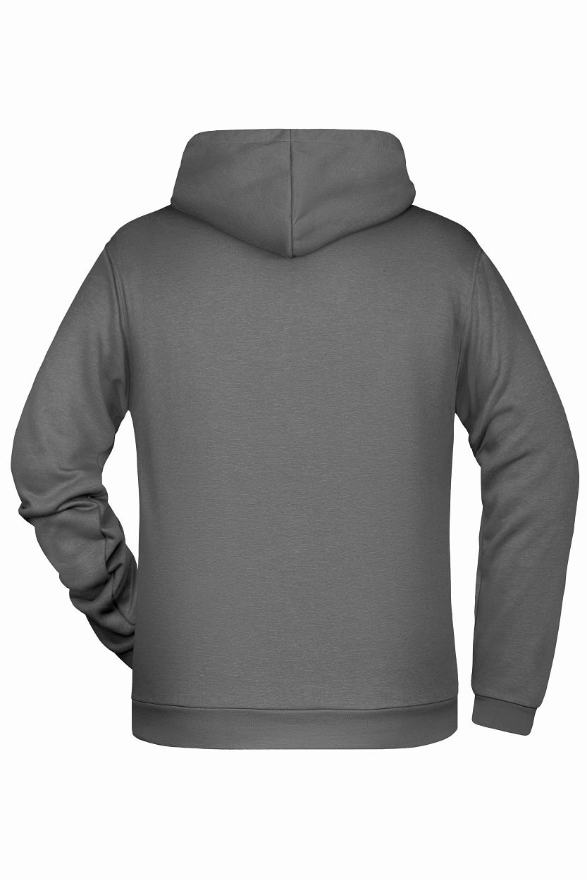 Men's Promo Hoody "JN796" in Dark-Grey, Größe 5XL - Daiber