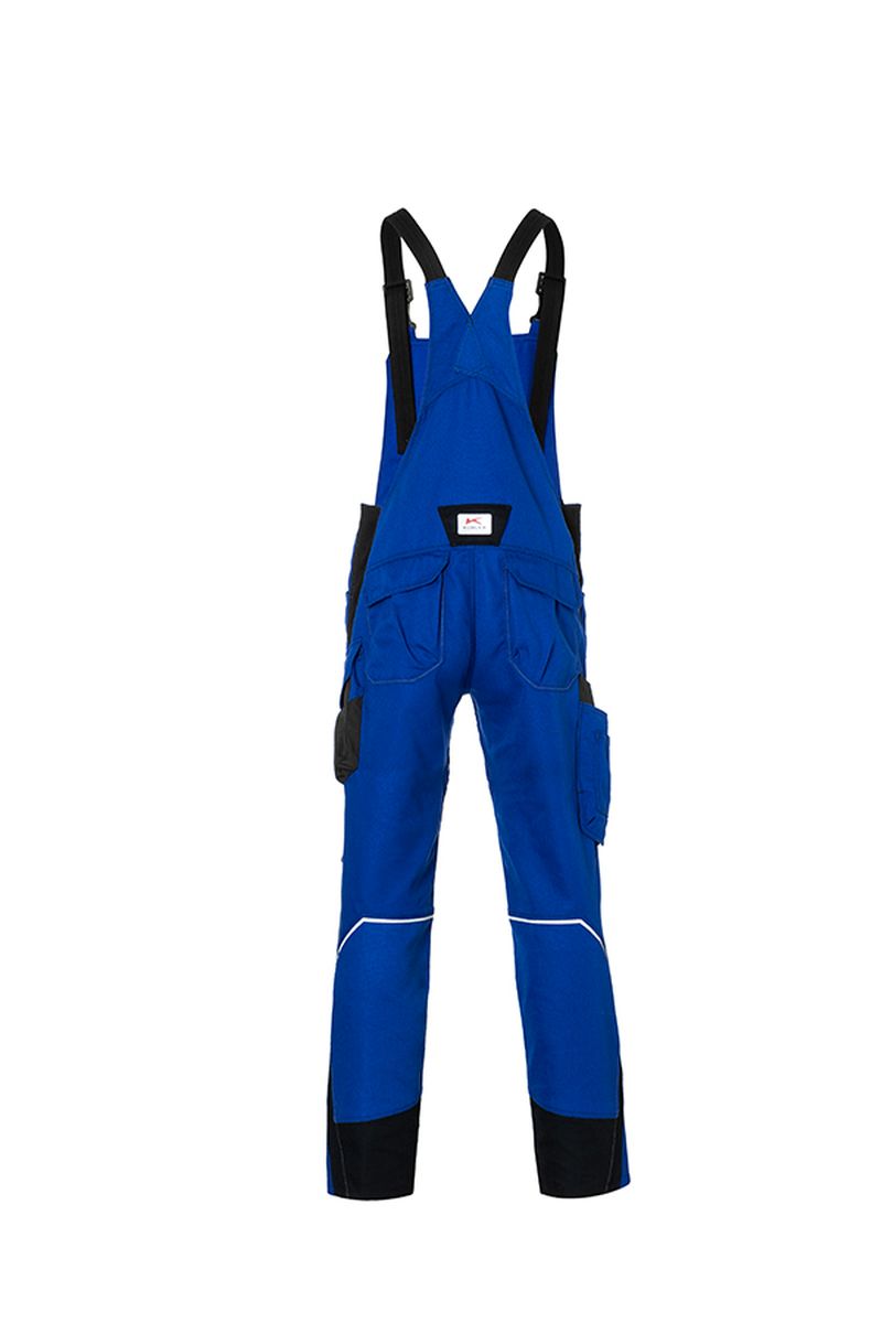 KÜBLER BODYFORCE Latzhose in Schwarz / Anthrazit, Größe 31