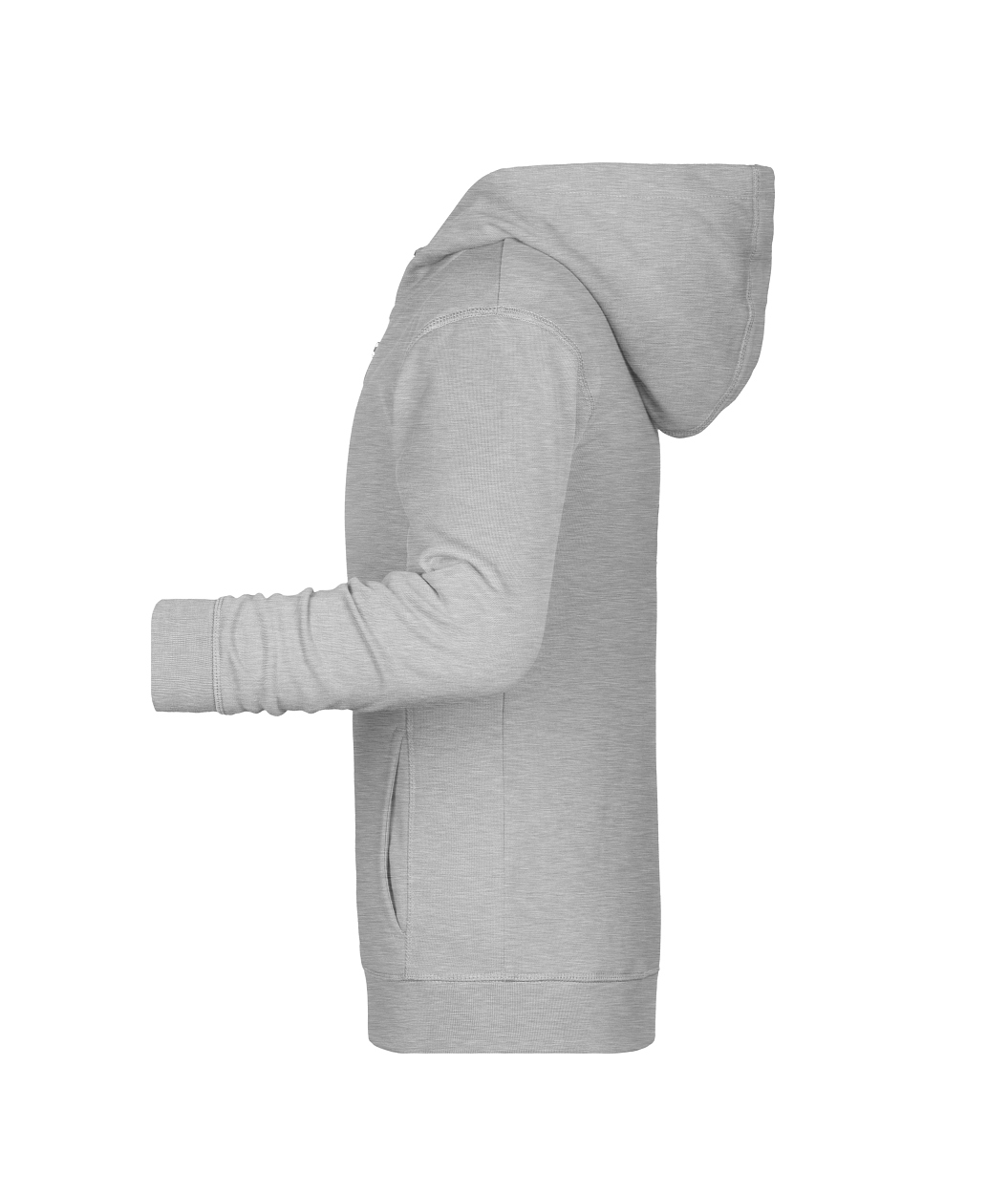 Children's Zip Hoody OCS Blended & RCS "8026K" in Grey-Heather, Größe 2XL - Daiber