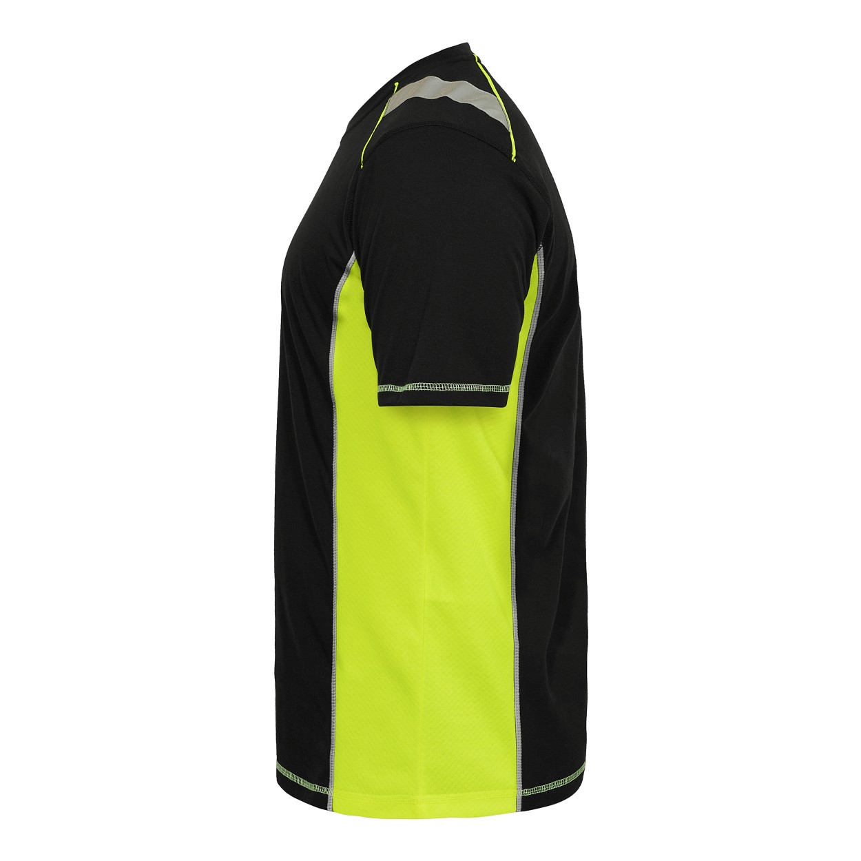 ENGEL Cargo T-Shirt in Schwarz/Gelb, Größe XS