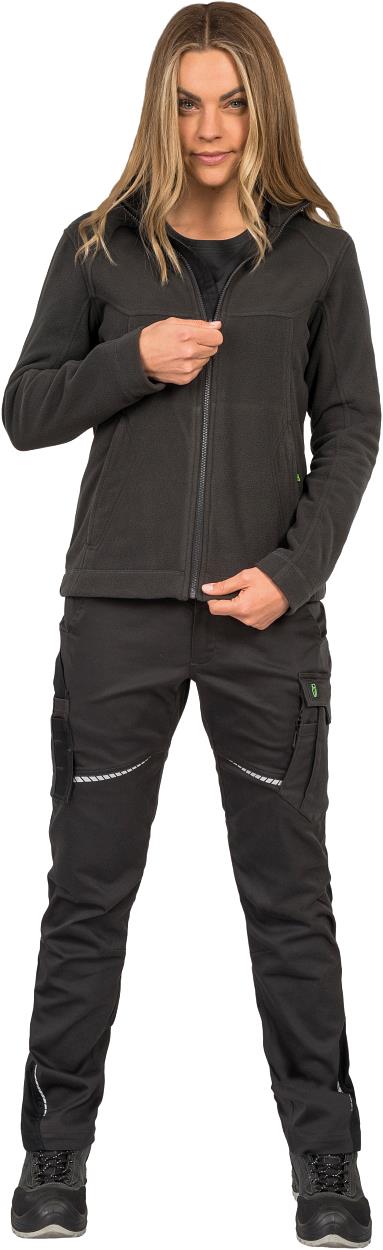 Bundhose ohne Knietaschen FLXDHO28 Flex Line in Anthrazit/Schwarz, Gr. 36 von Leibwächter