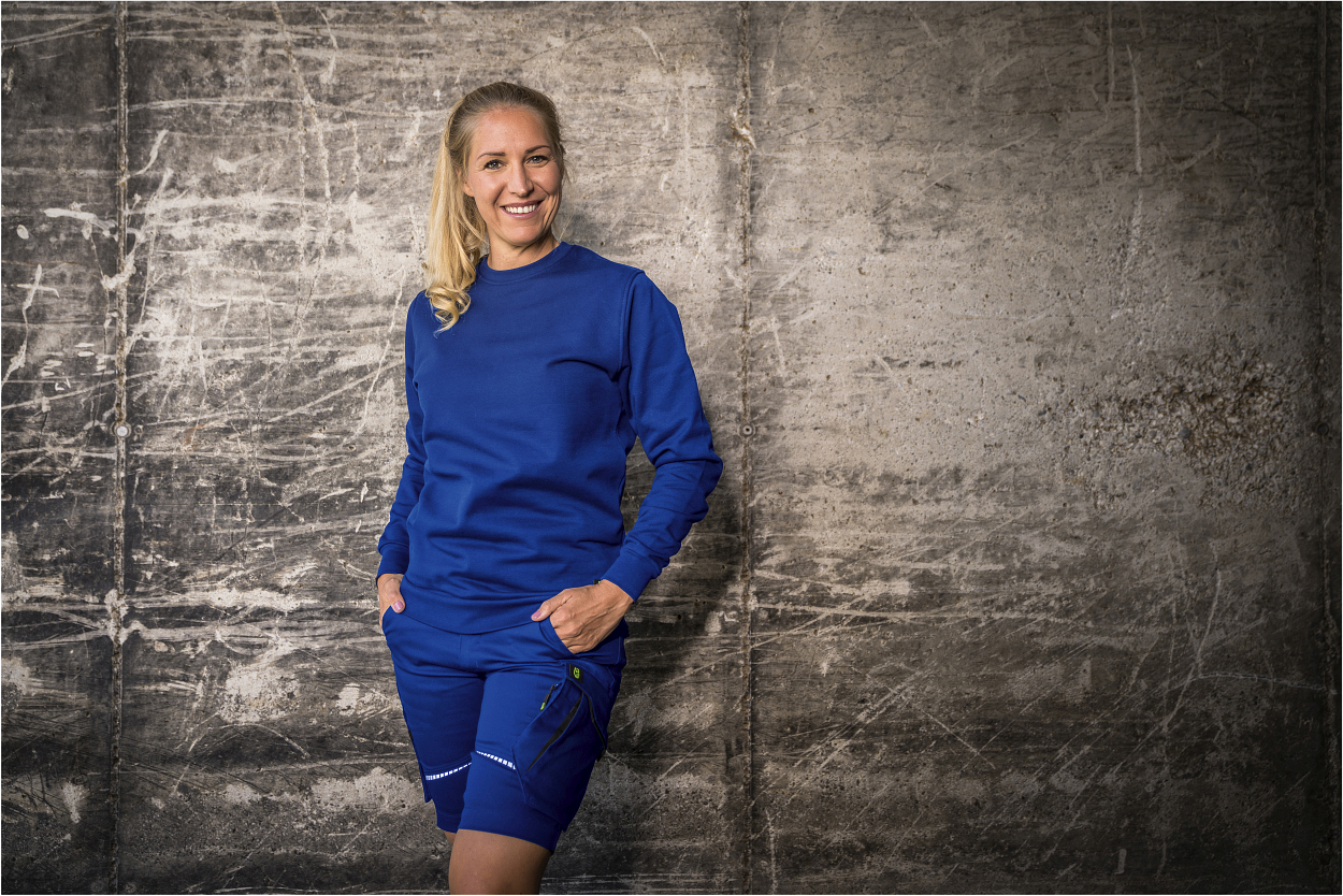 Rundhals-Sweater "Alex" Classic Line Kornblau LWSR, Gr. 2XL von Leibwächter