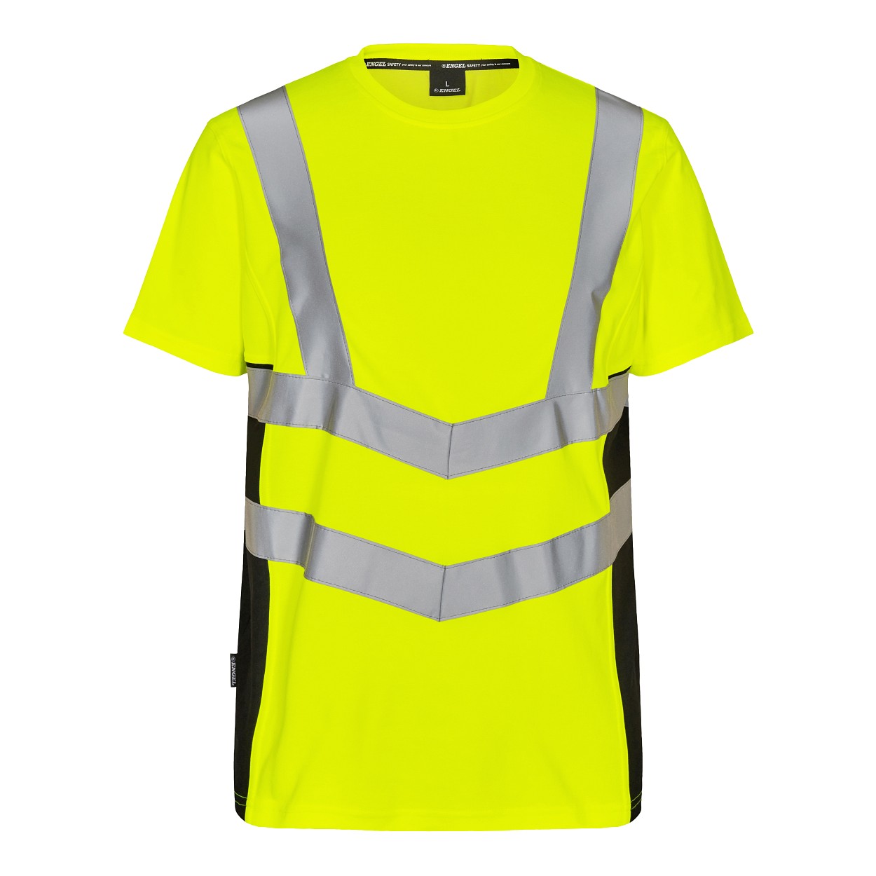 ENGEL Safety T-Shirt in Gelb/Schwarz, Größe XS