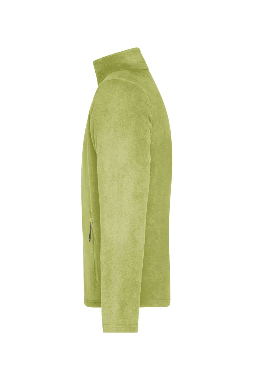 Men's Fleece Jacket "JN782" in Lime-Green, Größe 4XL - Daiber