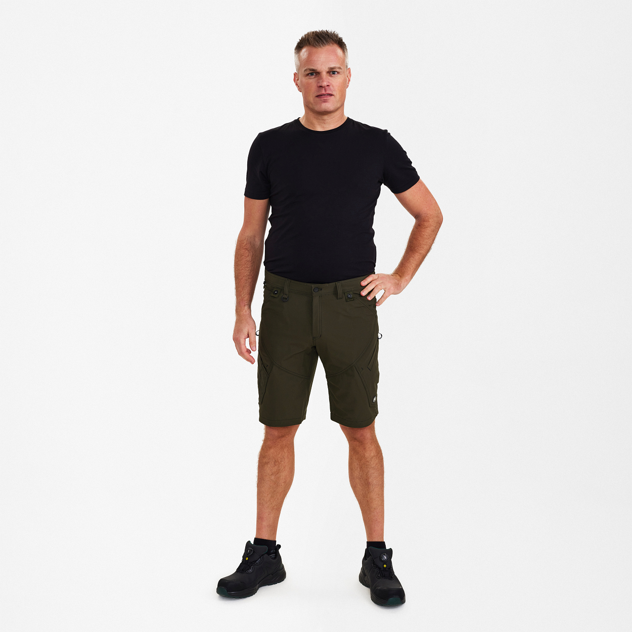 ENGEL X-treme Handwerkershorts mit 4-Wege-Stretch in Forest Green, Größe 54