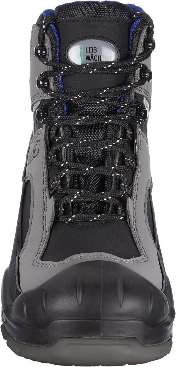 Stiefel niedrig L6124 Paris in Grau/Schwarz, Gr. 47 von Leibwächter