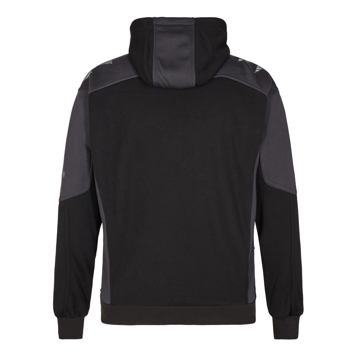 ENGEL Galaxy Sweatcardigan mit Kapuze in Schwarz/Anthrazit Grau, Größe XS