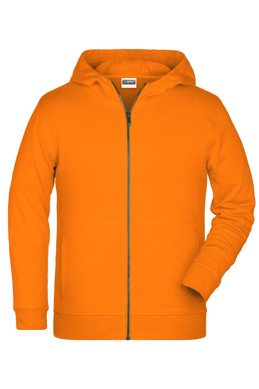 Children's Zip Hoody OCS Blended & RCS "8026K" in Orange, Größe 2XL - Daiber
