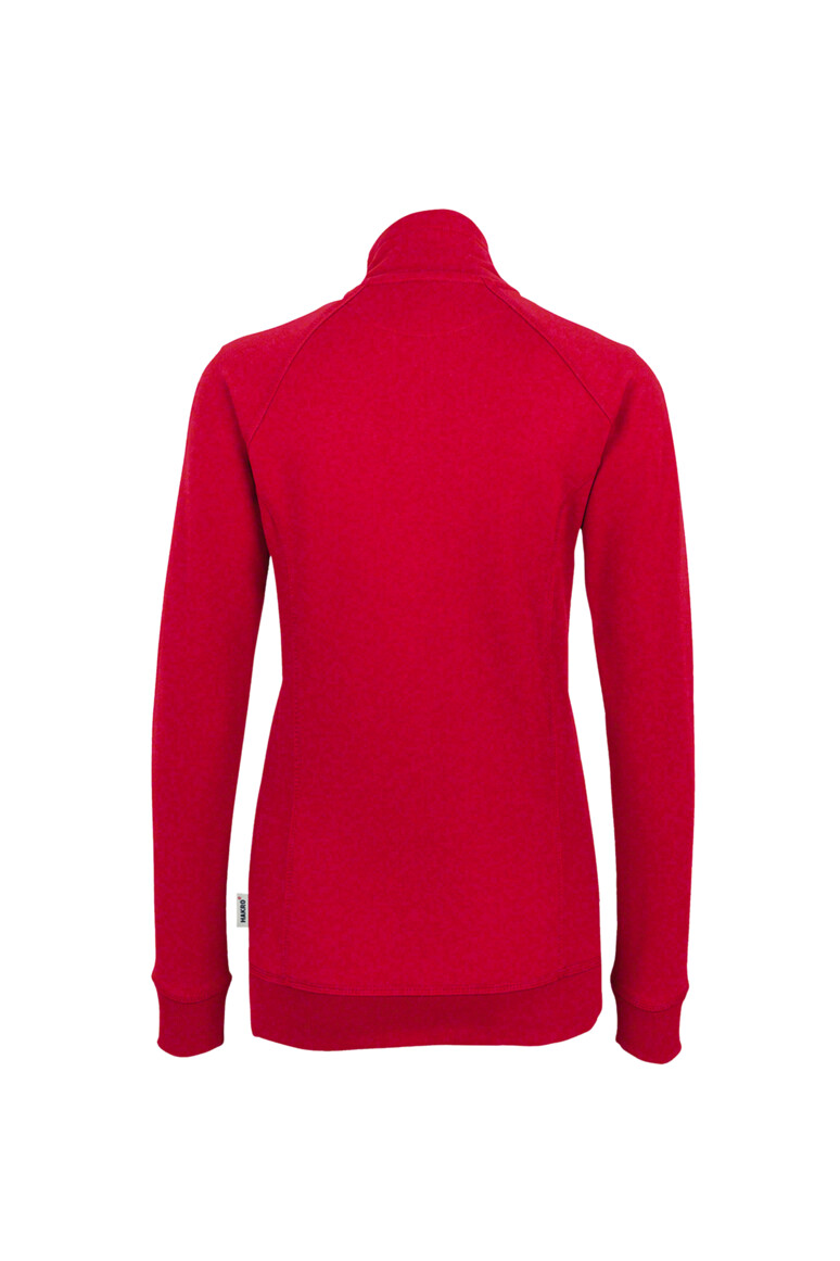 HAKRO 406 Damen Sweatjacke College in Rot, Größe 3XL