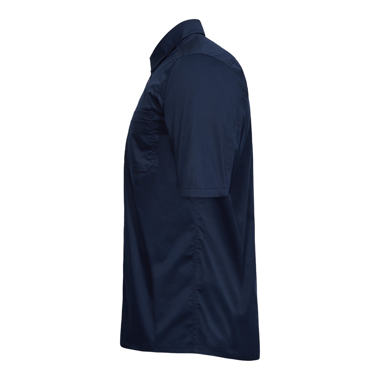 ENGEL Extend kurzärmliges Hemd mit Stretch in Blue Ink, Größe XS