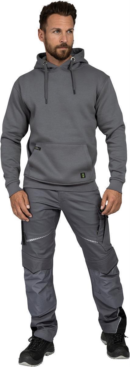 Hoodie "Toni" Flex Line Grau FLEXQ, Gr. 2XL von Leibwächter