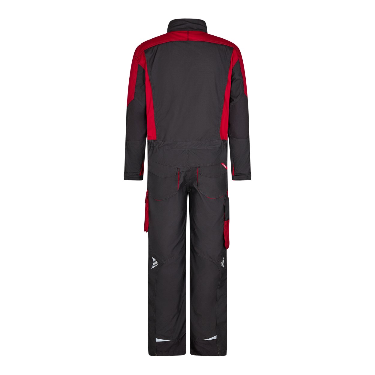 ENGEL Galaxy Overall in Anthrazit Grau/Tomato Red, Größe XS