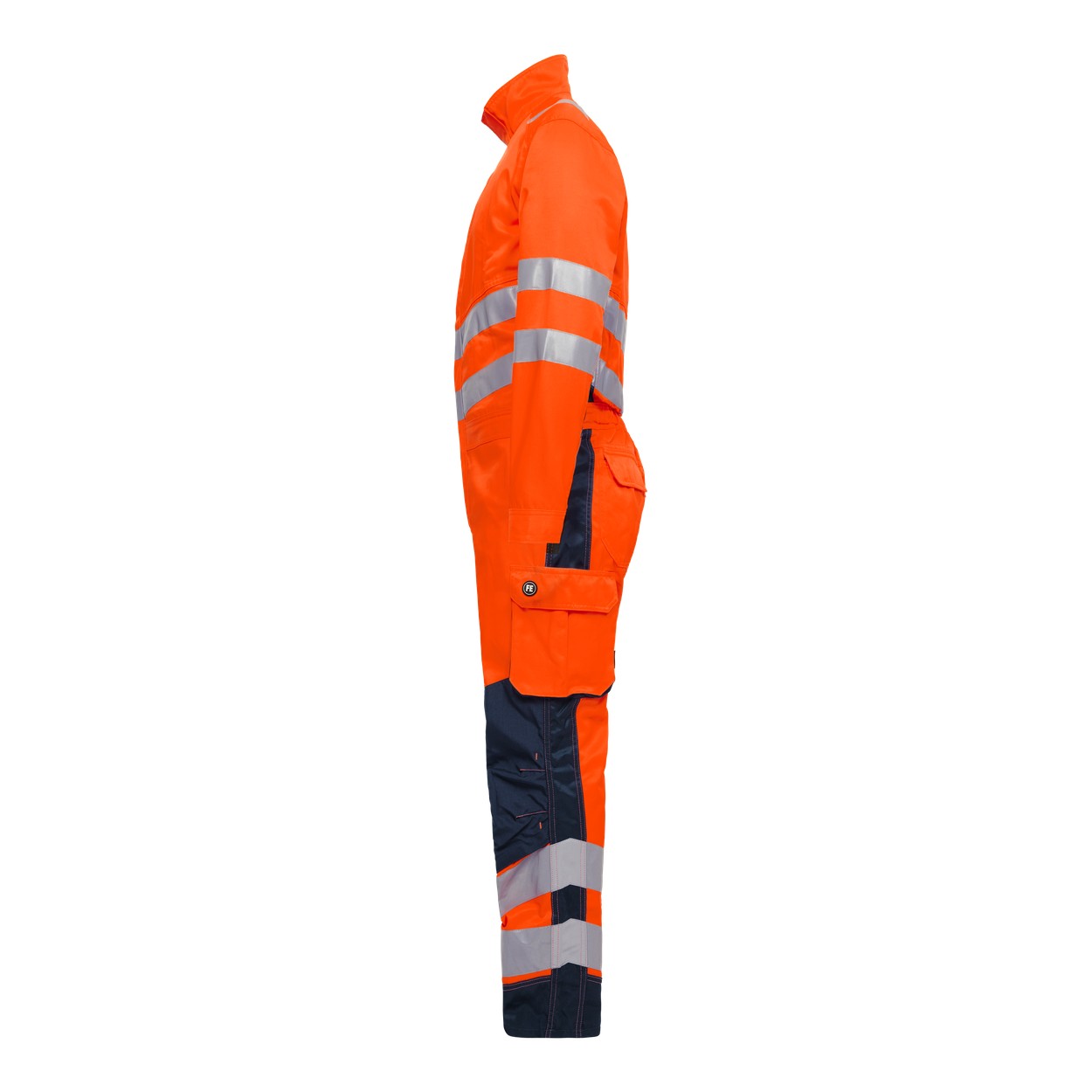 ENGEL Safety Light Overall in Orange/Blue ink, Größe XS