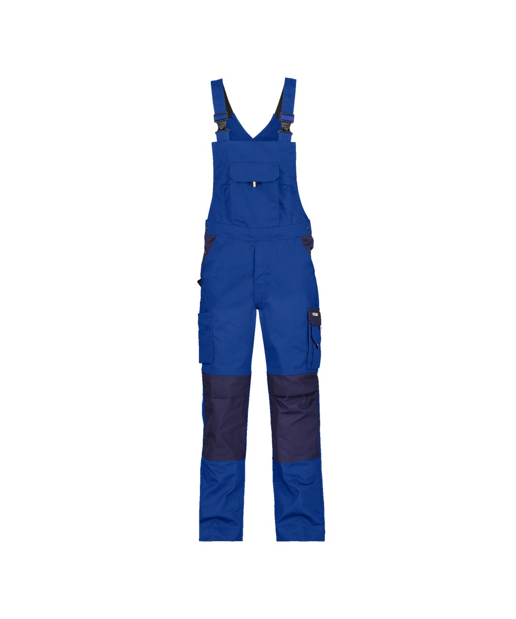Zweifarbige Arbeitslatzhose mit Kniepolstertaschen "DASSY® Versailles" in KORNBLAU/DUNKELBLAU, Größe 58 - langer Schritt PESCO61