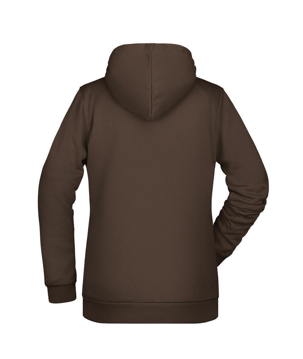 Ladies' Promo Hoody "JN795" in Brown, Größe 3XL - Daiber