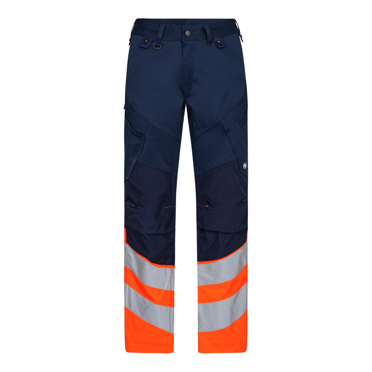 ENGEL Safety Arbeitshose mit 2-Wege-Stretch in Blue Ink/Orange, Größe 26