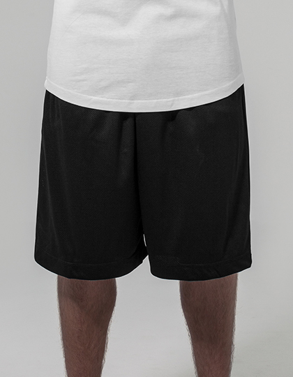 Mesh Shorts Größe 4XL in Black - Build Your Brand