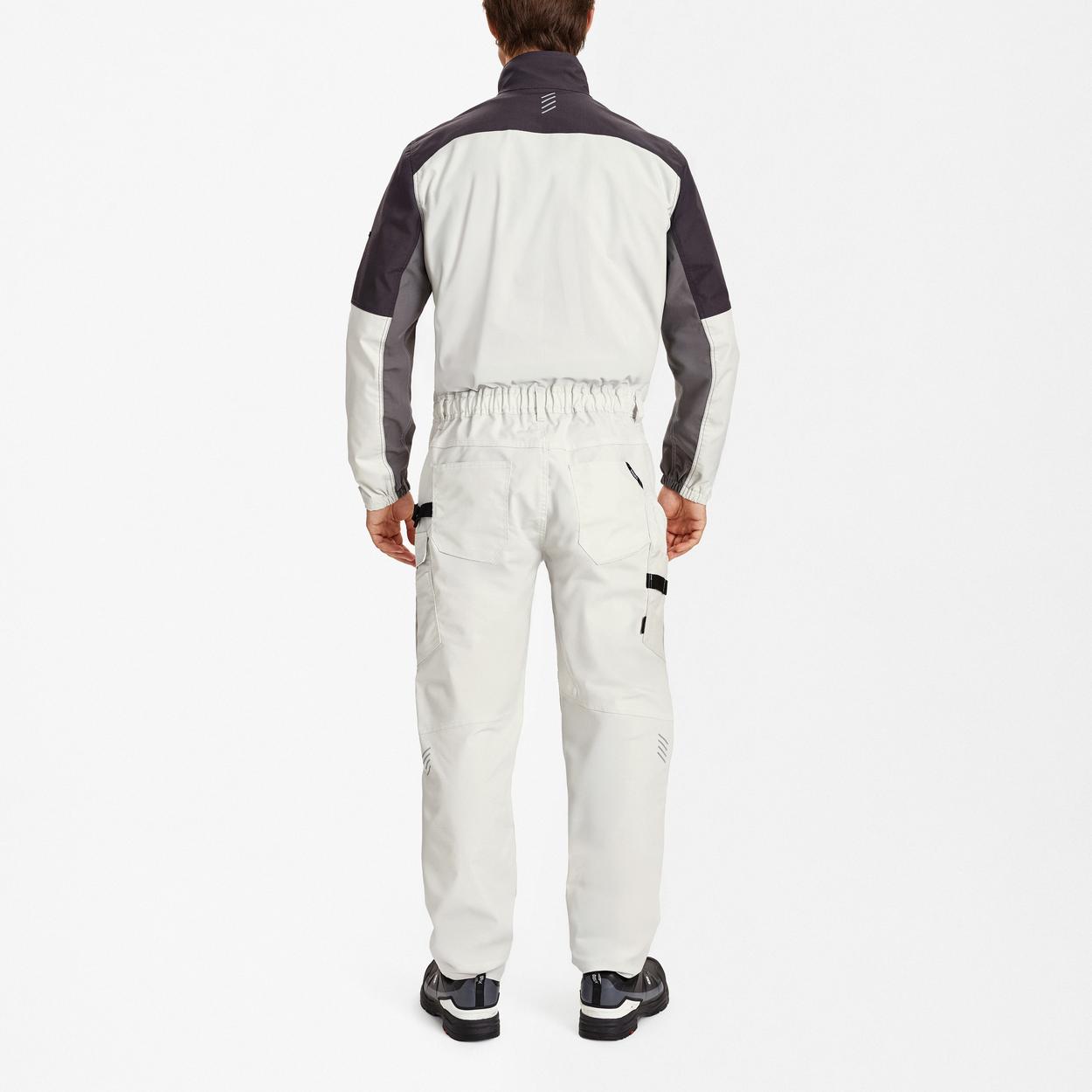 ENGEL Entire Overall mit 2-Wege-Stretch in Bone White / Anthracite Grey, Größe XS