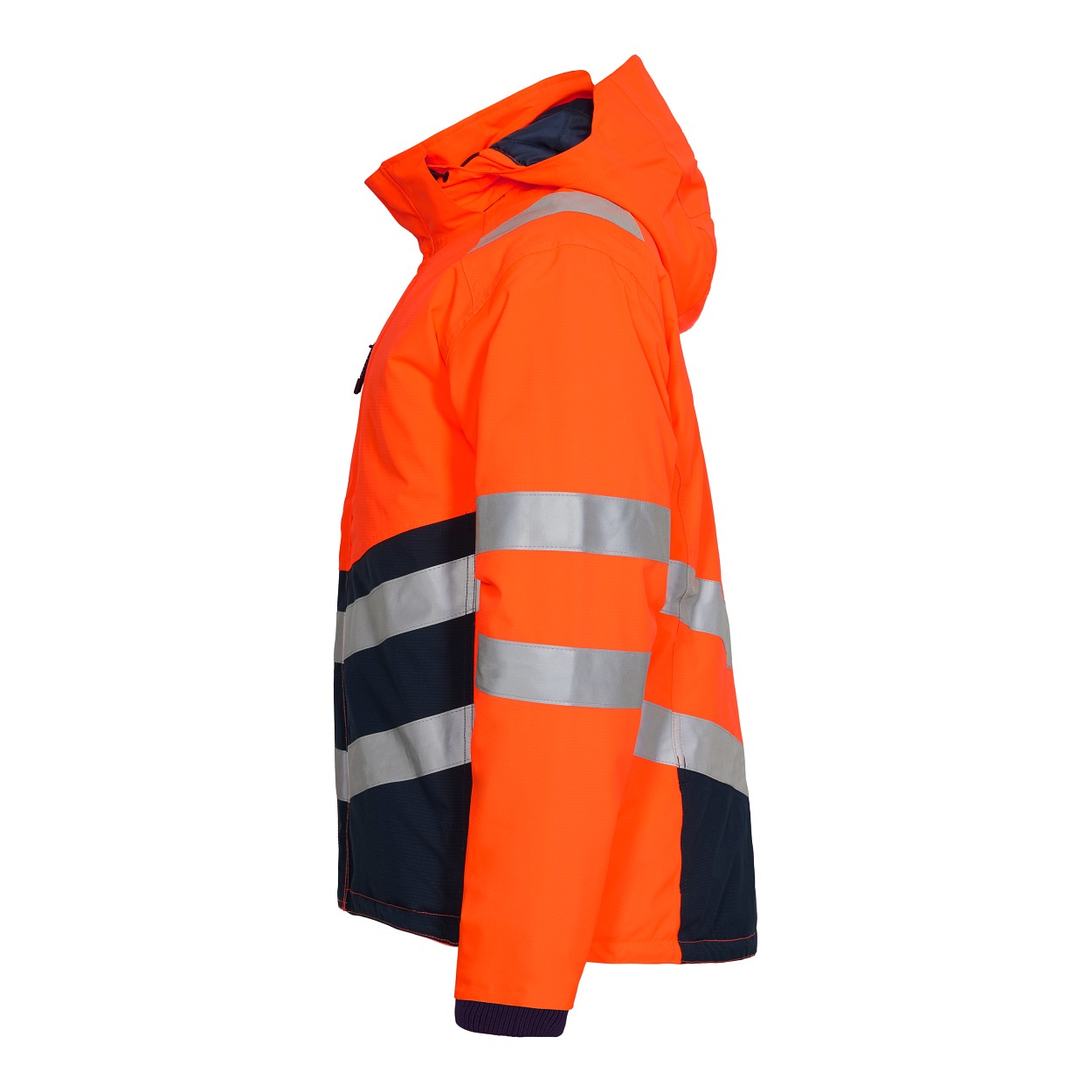 Safety Winterjacke in Orange/Blue ink, Größe XS