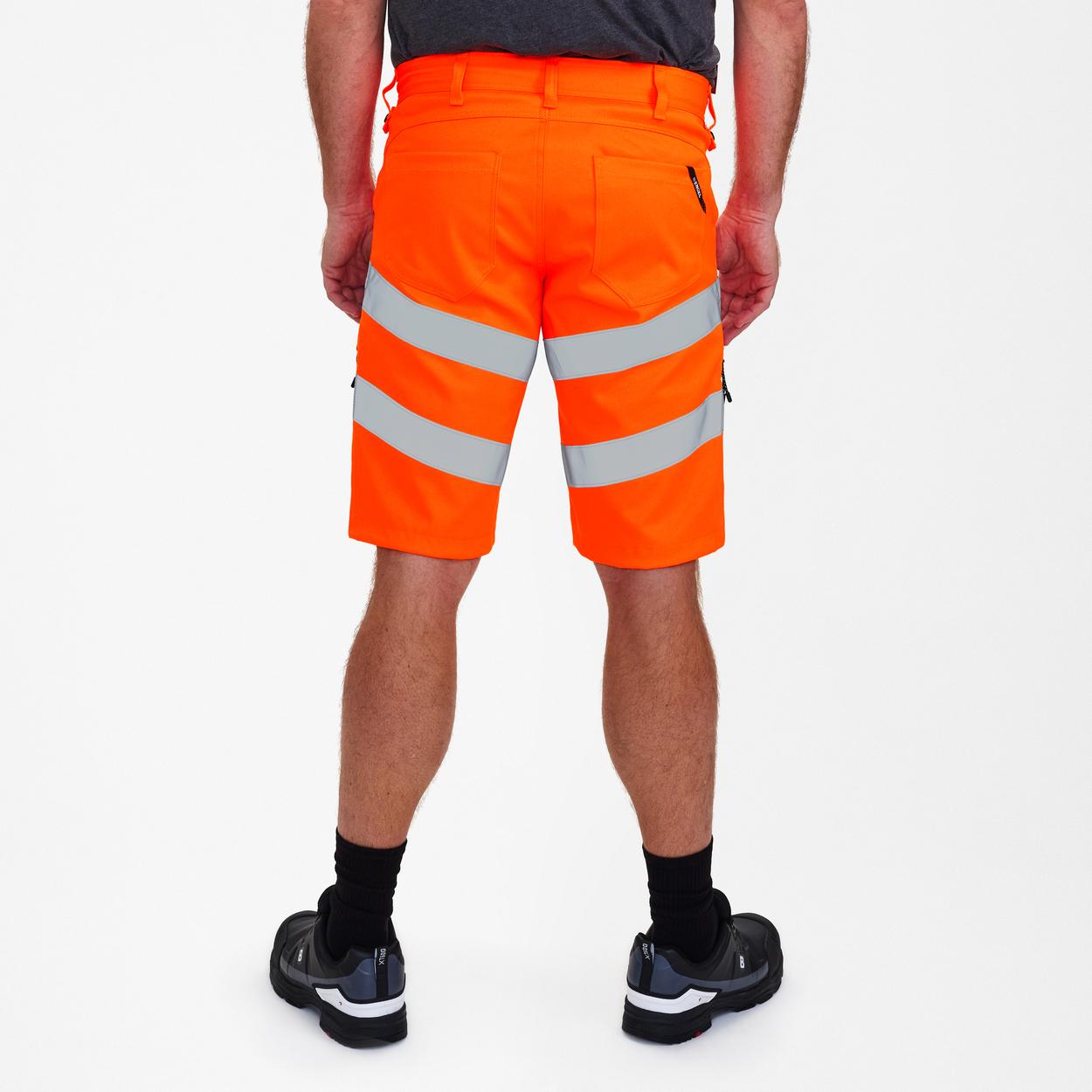 ENGEL Safety Arbeitsshorts mit 2-Wege-Stretch in Hi-vis Orange, Größe 54