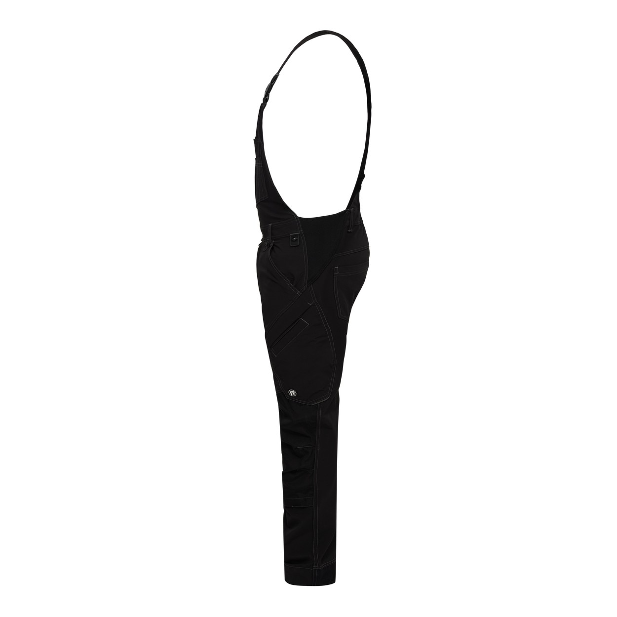 ENGEL X-treme Latzhose mit 4-Wege-Stretch in Schwarz, Größe 26