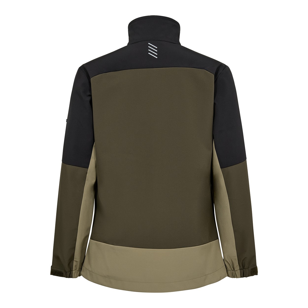 ENGEL Entire Damen Softshelljacke in Forest Green/Schwarz, Größe XS