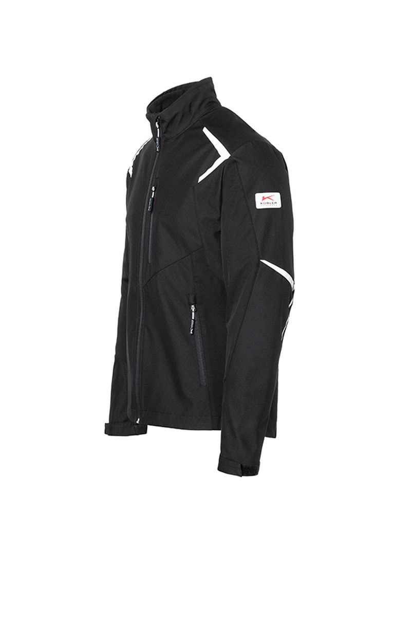 KÜBLER BODYFORCE Softshell Jacke KÜBLER BODYFORCE Softshell Jacke in Schwarz / Anthrazit, Größe 4XL